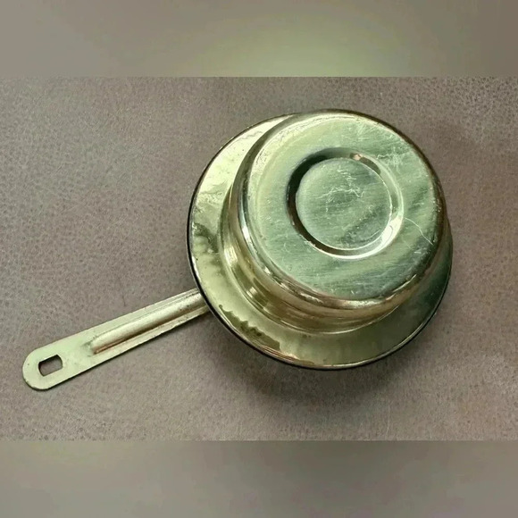 Vintage Small Brass Chafing Dish Warmer - Picture 4 of 6